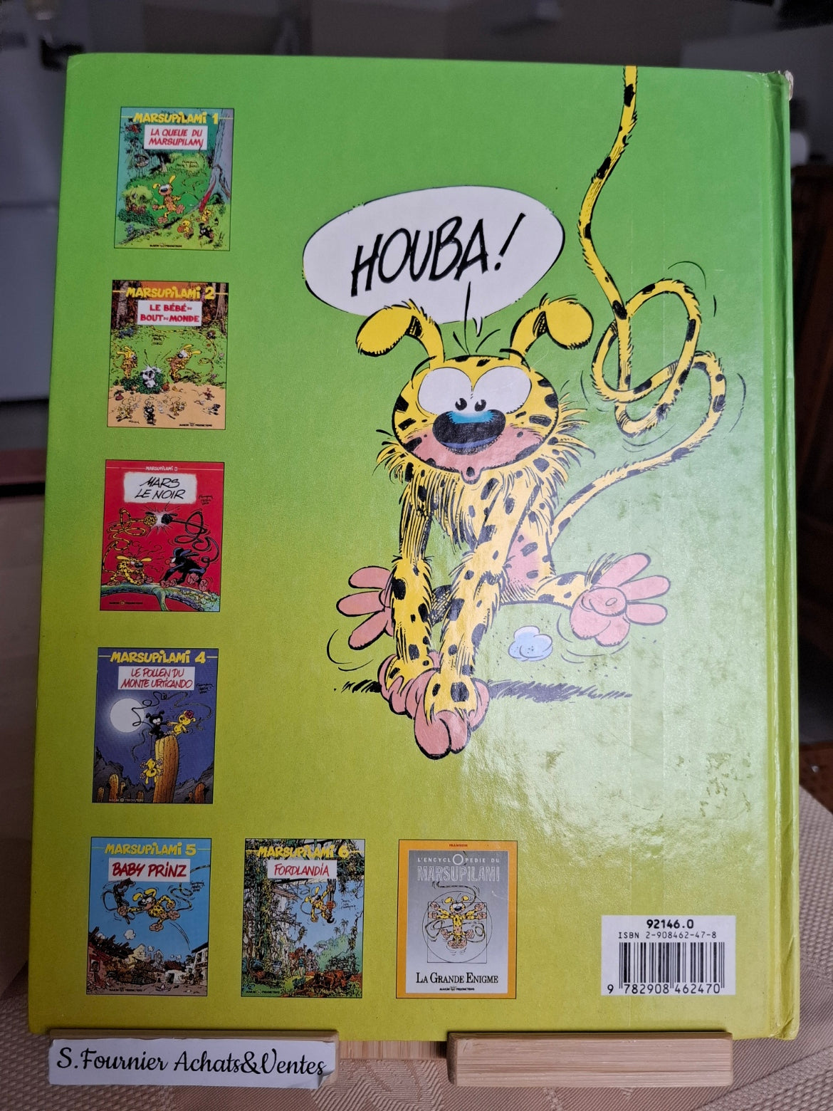 L’or de Boavista – Marsupilami – Yann Franquin Batem – Marsu production – EO - 1992