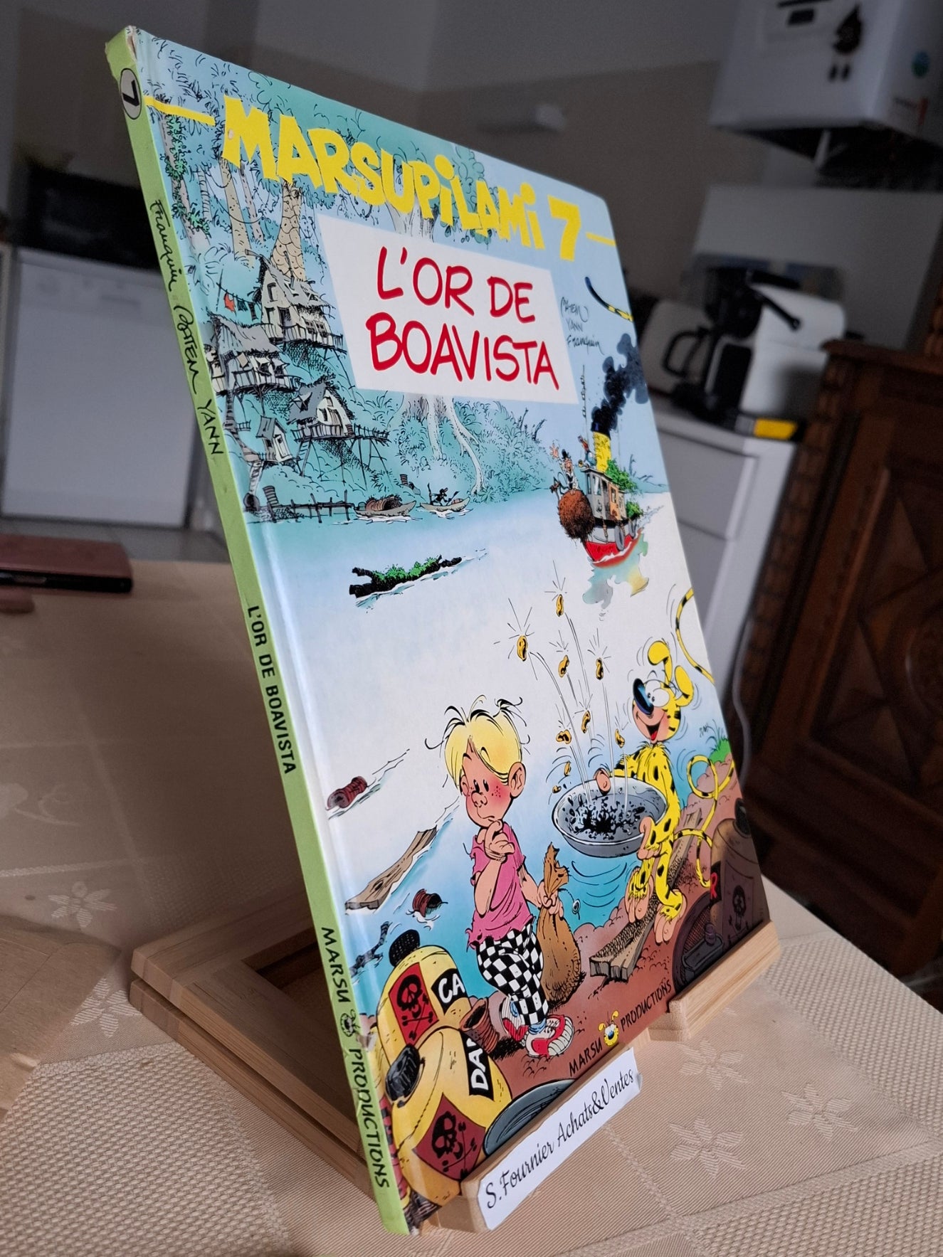 L’or de Boavista – Marsupilami – Yann Franquin Batem – Marsu production – EO - 1992