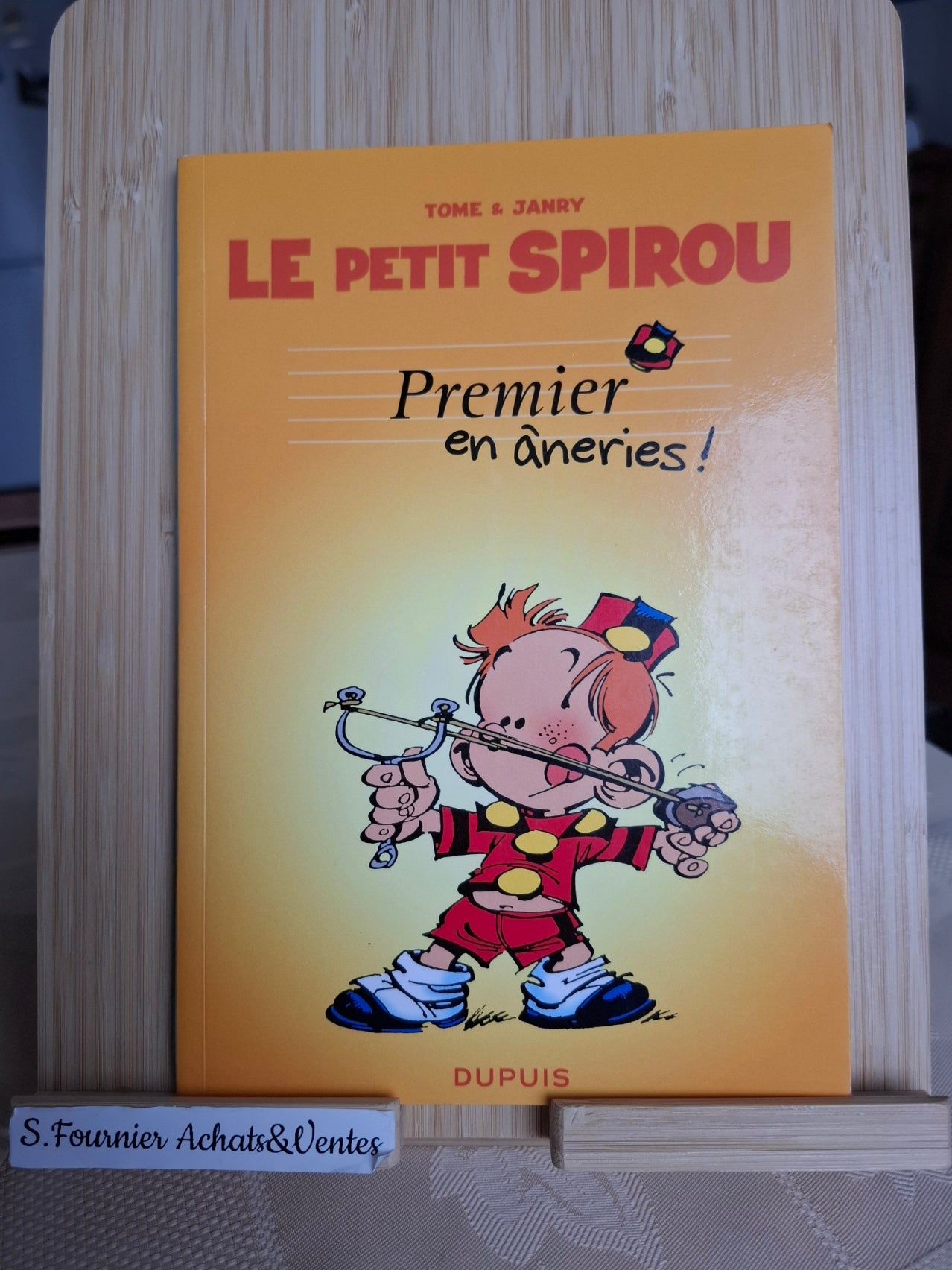 Premier en âneries – Le Petit Spirou – Tome Janry – Dupuis – Publicitaire - 2010 - Quick