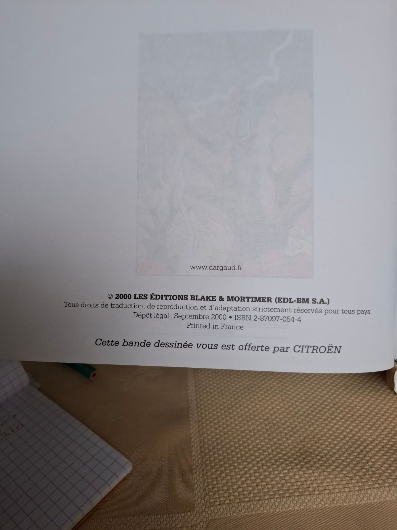 SOS Météores – Blake et Mortimer – Edgar P.Jacobs – Blake et Mortimer – Publicitaire - 2000 - Citroën