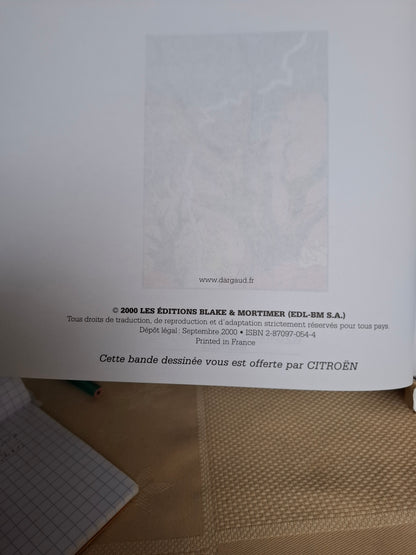 SOS Météores – Blake et Mortimer – Edgar P.Jacobs – Blake et Mortimer – Publicitaire - 2000 - Citroën