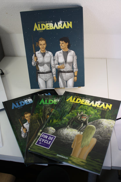 Coffret des 3 tomes de retour sur Aldébaran – Aldébaran – Léo – Dargaud – EO - 2020