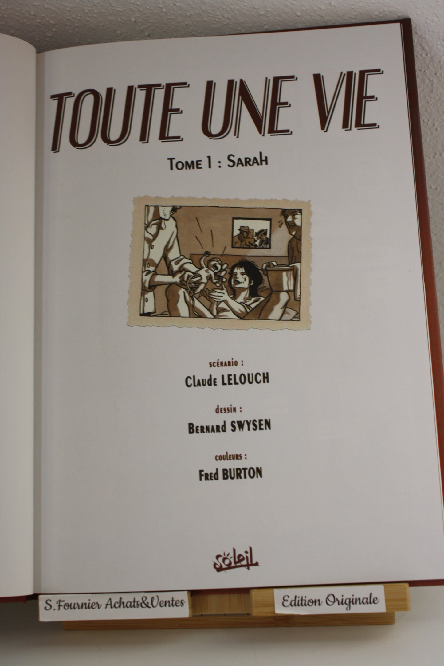 Sarah – Toute une vie – Lelouch Swysen – Soleil – EO - 2004