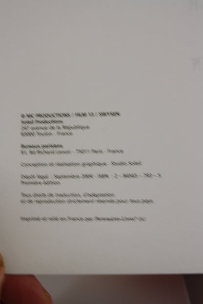 Sarah – Toute une vie – Lelouch Swysen – Soleil – EO - 2004