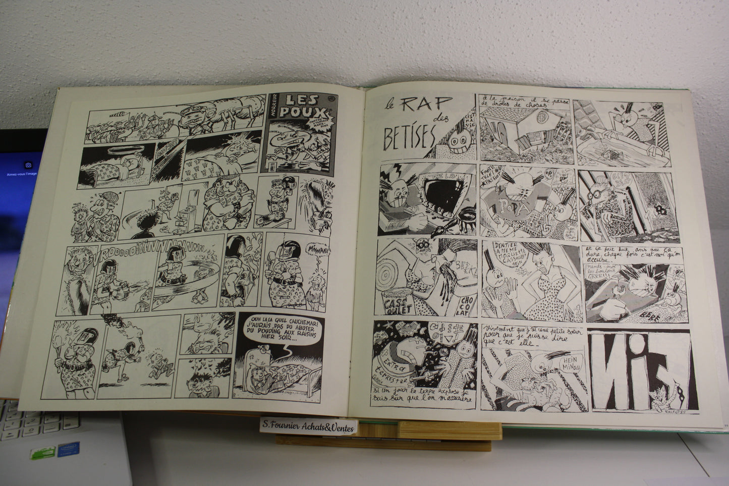 Vinyle 33T Fastoche – Musique – Bouskidou – Studio SM – Objet dérivés – 1985