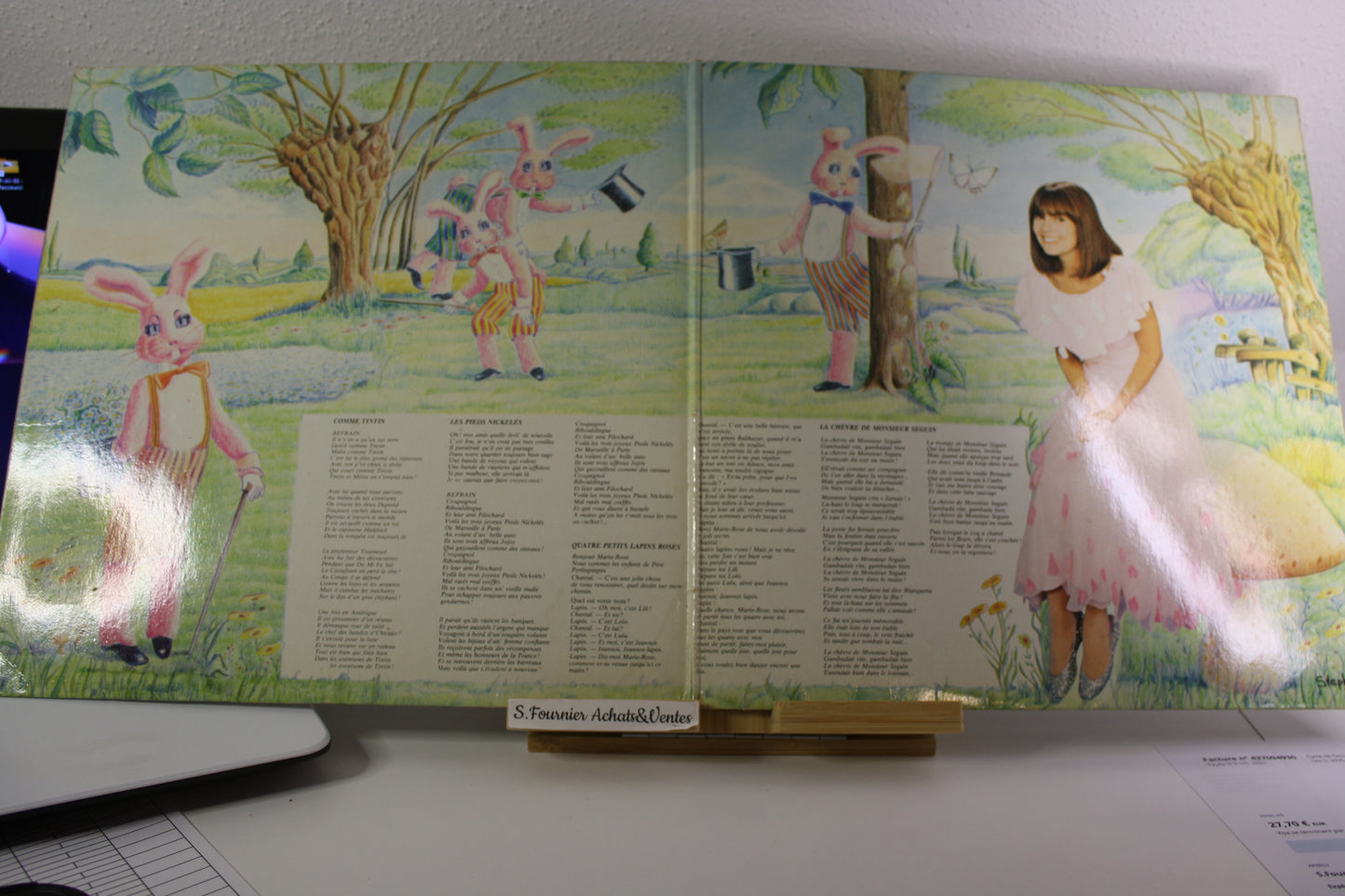 Vinyle 33T Comme Tintin – Musique – Chantal Goya – RCA – Objet dérivés – 1981