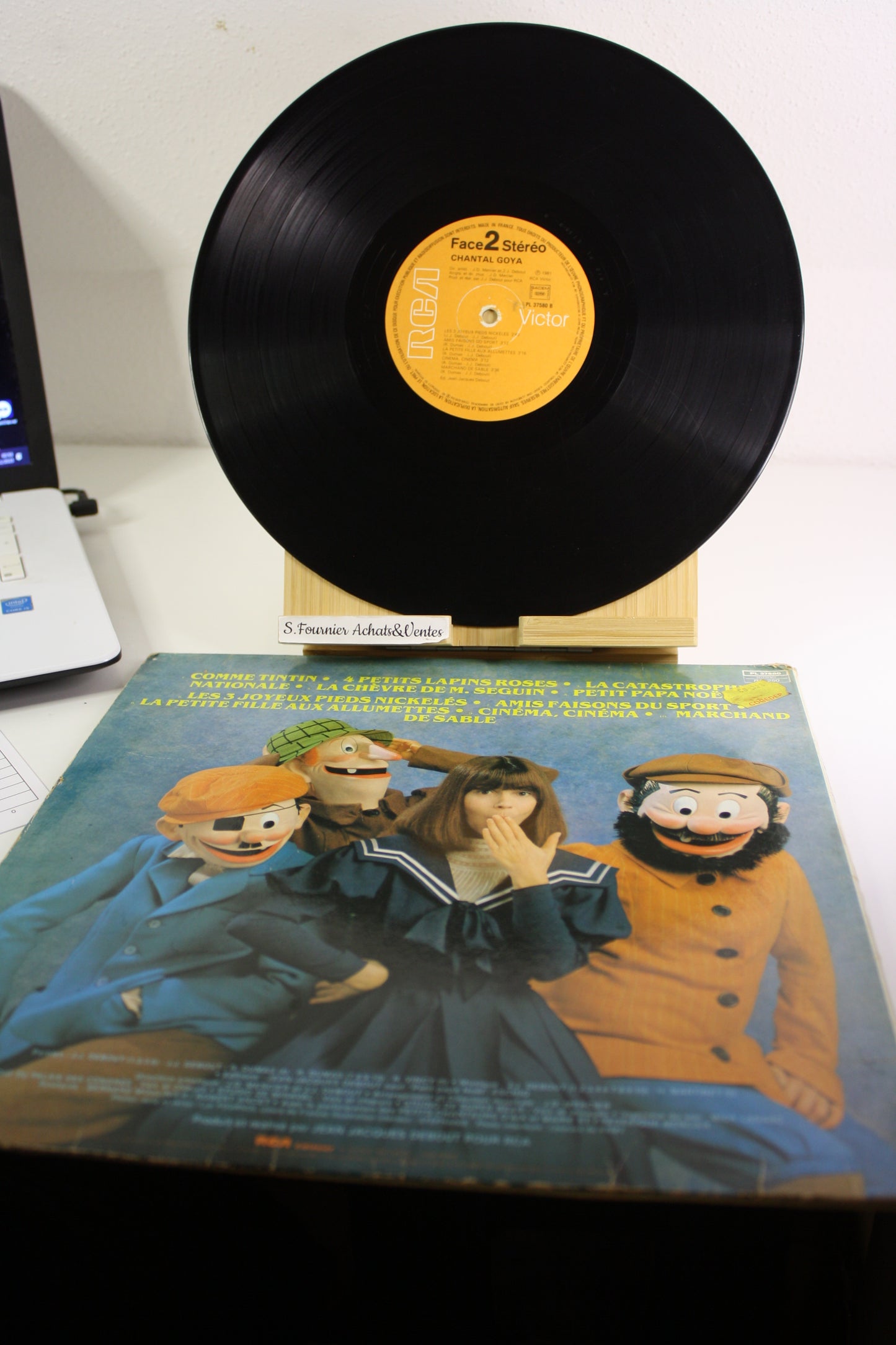 Vinyle 33T Comme Tintin – Musique – Chantal Goya – RCA – Objet dérivés – 1981