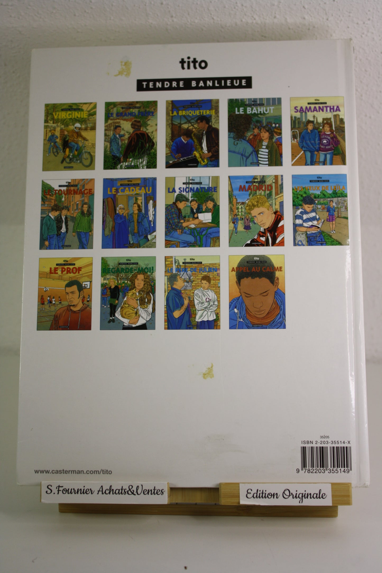 Appel au calme – Tendre banlieue – Tito – Casterman – EO - 2000