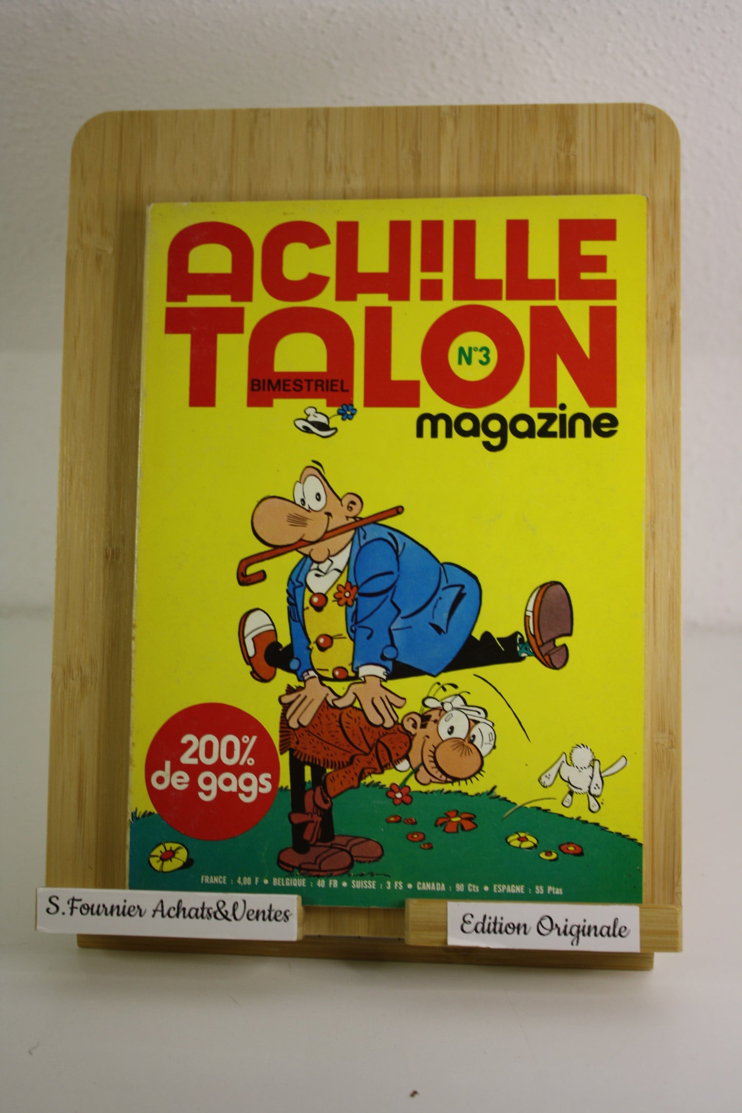 Bimestriel N°3 – Achille Talon Magazine – Auteurs multiples – Dargaud Editeur – Périodique - 1976