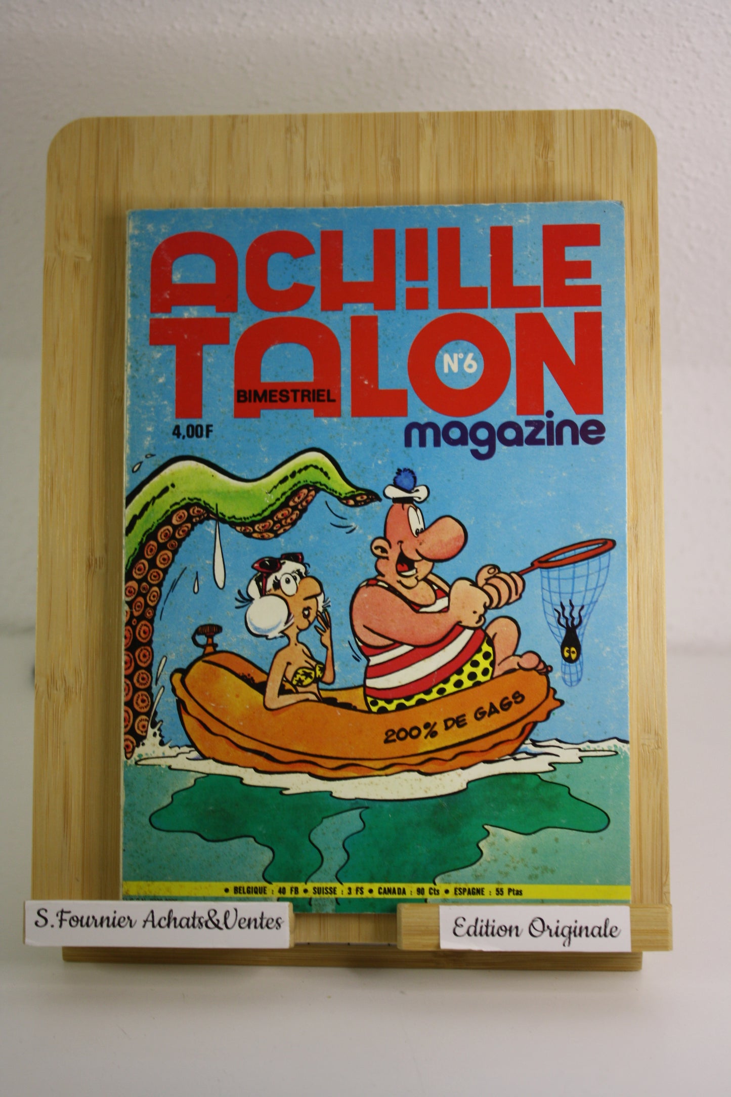 Bimestriel N°6 – Achille Talon Magazine – Auteurs multiples – Dargaud Editeur – Périodique - 1976