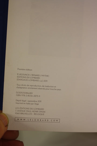 Intégral volume 1  – Alpha – Jigounov Renard Mythic – Lelombard – EO - 2011