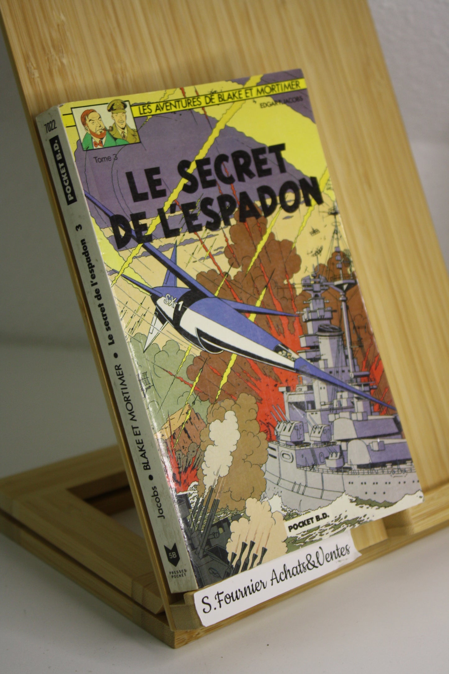 Le secret de l’Espadon Tome 3 - Blake et Mortimer - Edgard P.Jacobs - Pocket BD – Réédition – 1989 - Poche