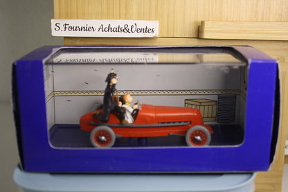 Bolide rouge, les cigares du pharaon – Tintin – Hergé – Atlas – Objet dérivés – 2001 – Miniature au 1/43ème
