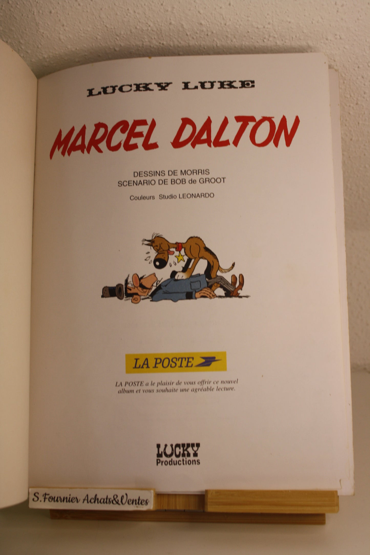 Marcel Dalton – Lucky luke – Morris De Groot – Lucky production – Publicitaire – 1998 – La Poste