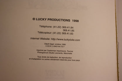 Marcel Dalton – Lucky luke – Morris De Groot – Lucky production – Publicitaire – 1998 – La Poste