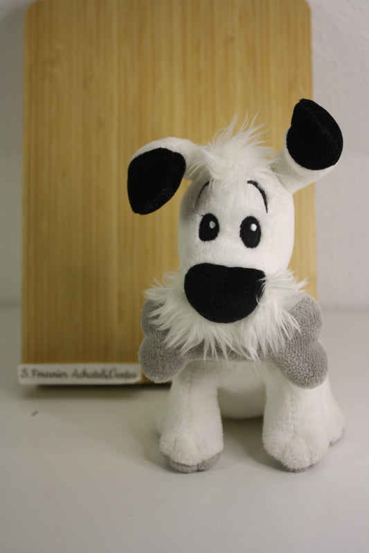 Peluche Idéfix avec Os – Idéfix Astérix – Goscinny Uderzo – Albert René – Objet dérivés – 2019