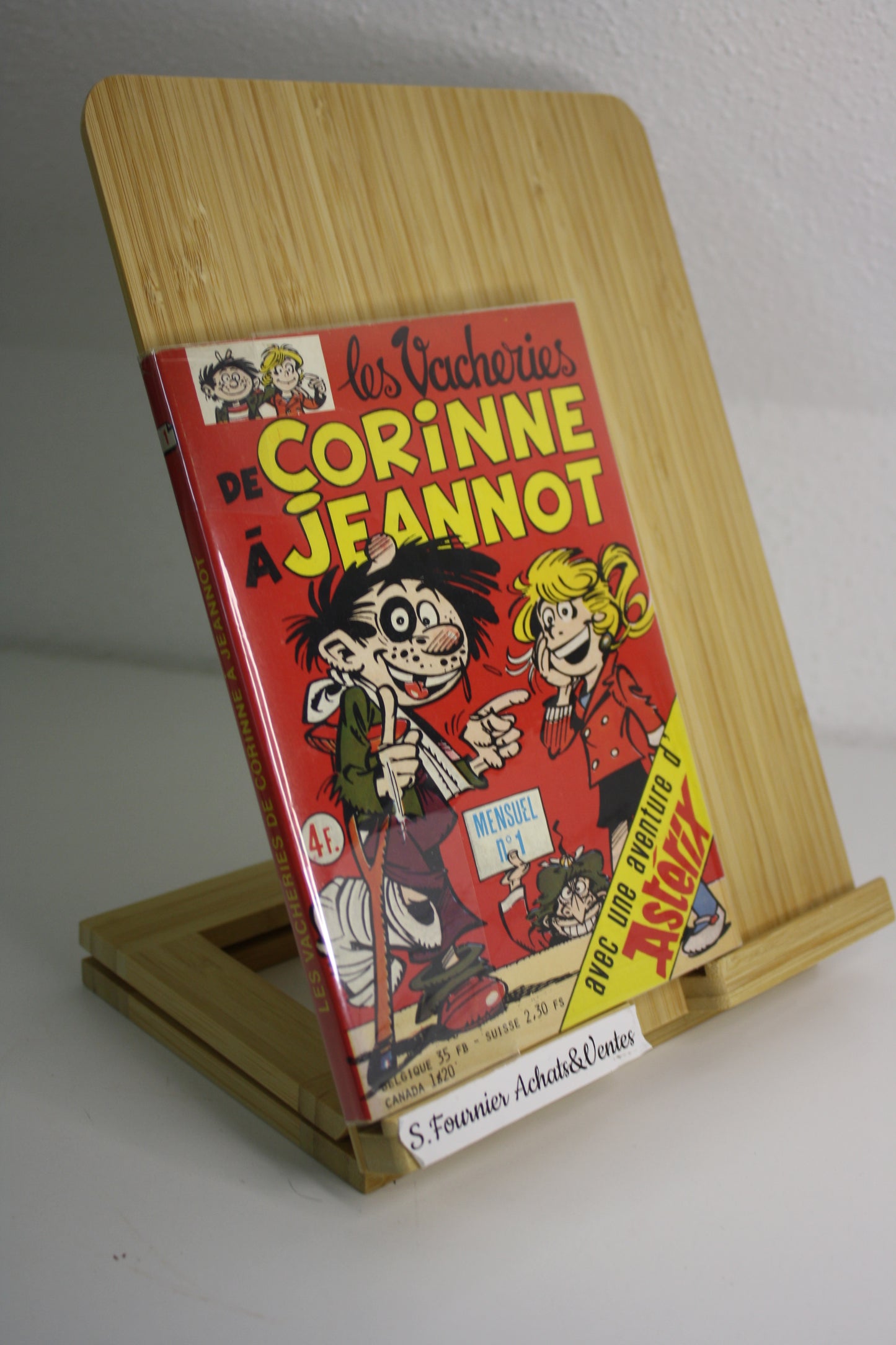 Mensuel n°1– Les vacheries de Corinne à jeannot – Collectif – La Séguinière – Périodique – 1979 - avec une aventure d’Astérix