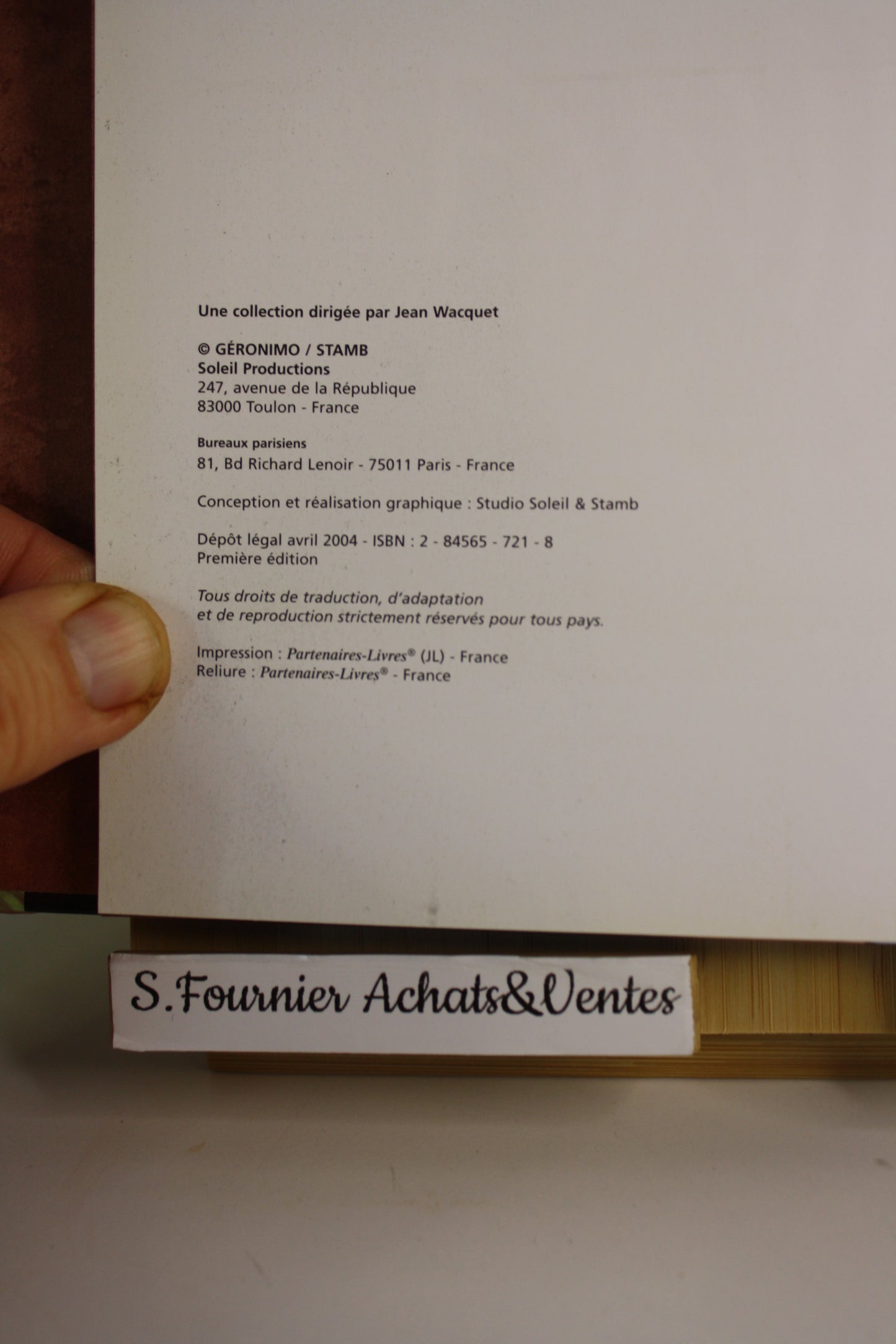 Memoglio n°1 – Saiina – Stamb – Soleil – EO – 2004