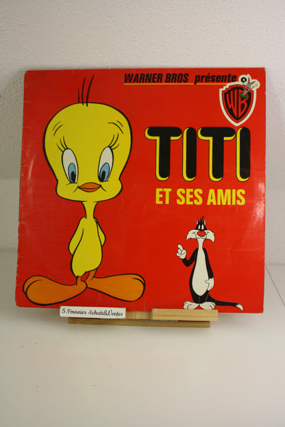 Disque vinyle 33T « Titi et ses amis » – Titi – Thomas Aminel Elias – WEA – Objet dérivés
