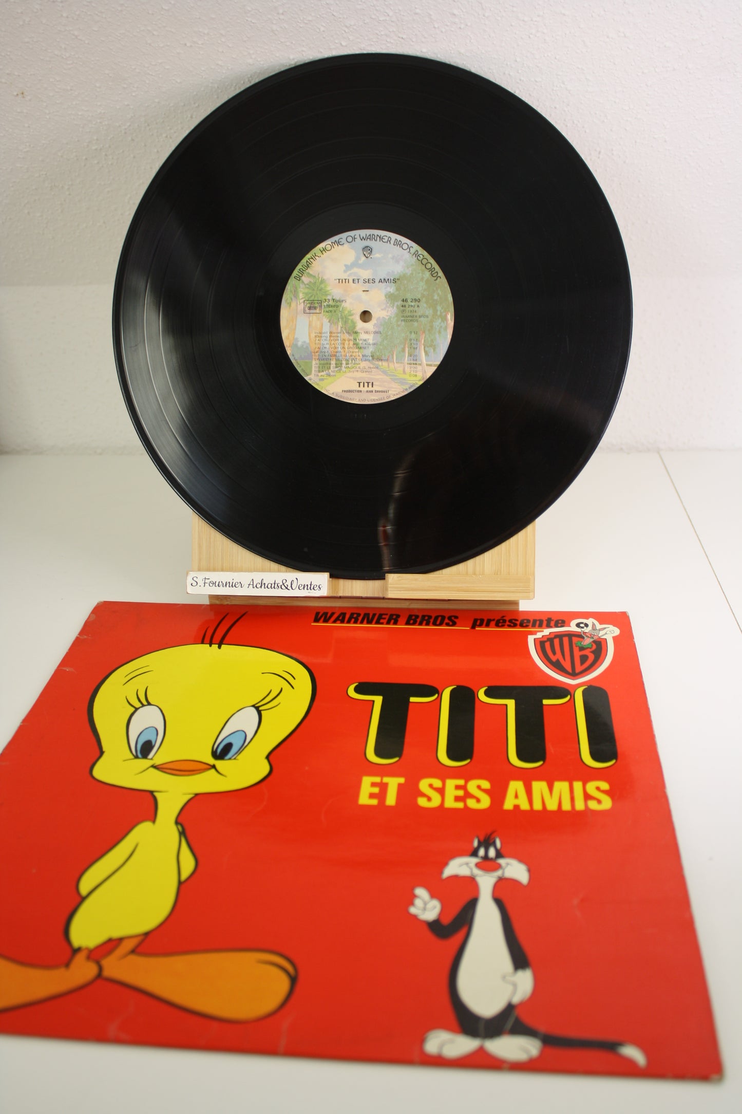Disque vinyle 33T « Titi et ses amis » – Titi – Thomas Aminel Elias – WEA – Objet dérivés