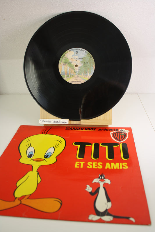 Disque vinyle 33T « Titi et ses amis » – Titi – Thomas Aminel Elias – WEA – Objet dérivés