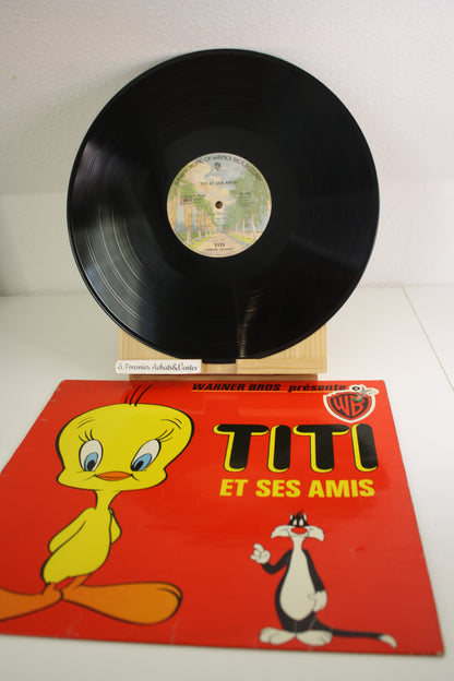 Disque vinyle 33T « Titi et ses amis » – Titi – Thomas Aminel Elias – WEA – Objet dérivés