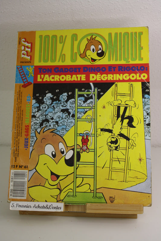 Spécial 100% Comique – Pif Gadget – Collectif – VMS Publication – Périodique – 1989 – Sans le gadget