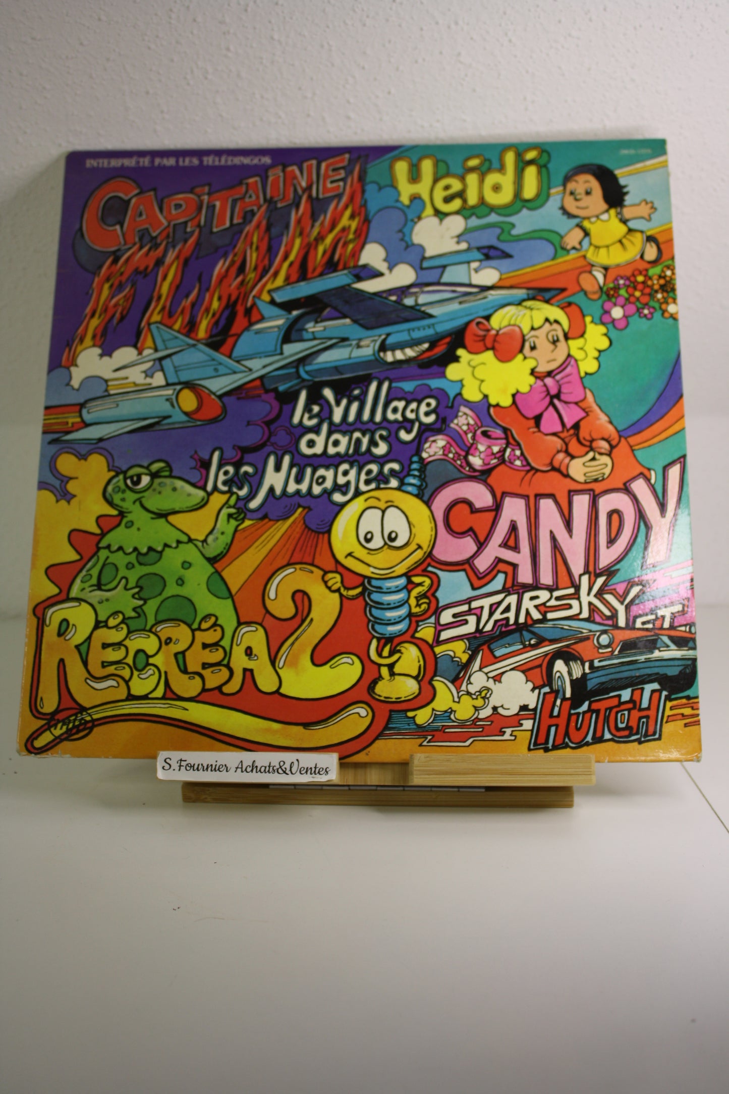 Disque vinyle 33T - « Les génériques TV » – Les Télédingos – Music for pleasure – Objet dérivés