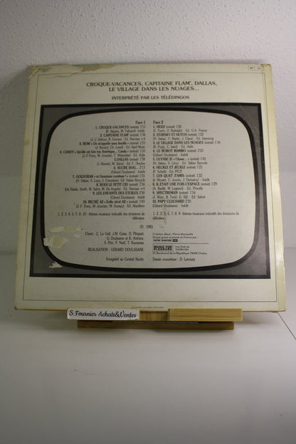 Disque vinyle 33T - « Les génériques TV » – Les Télédingos – Music for pleasure – Objet dérivés