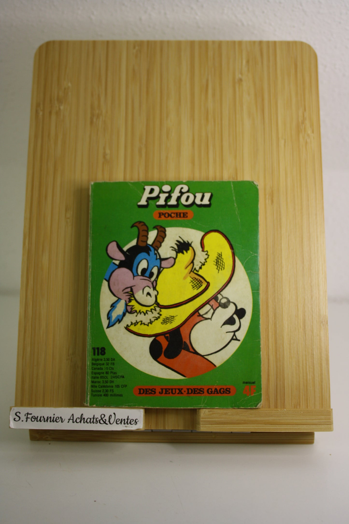 N°118 – Pifou Poche – Collectif – Edition de Vaillant – Périodique – 1980