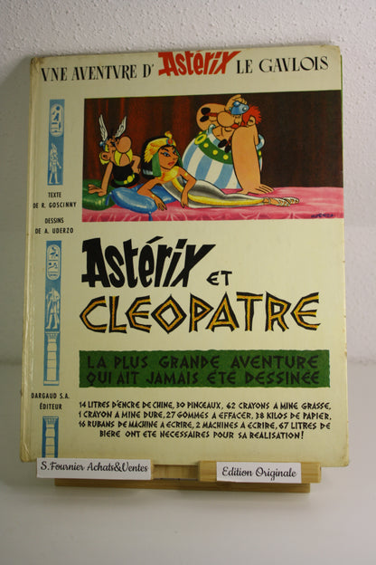 Astérix et Cléopâtre – Astérix – Goscinny Uderzo – Dargaud – Réédition – 1965