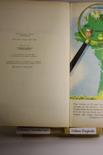 Astérix et Cléopâtre – Astérix – Goscinny Uderzo – Dargaud – Réédition – 1965