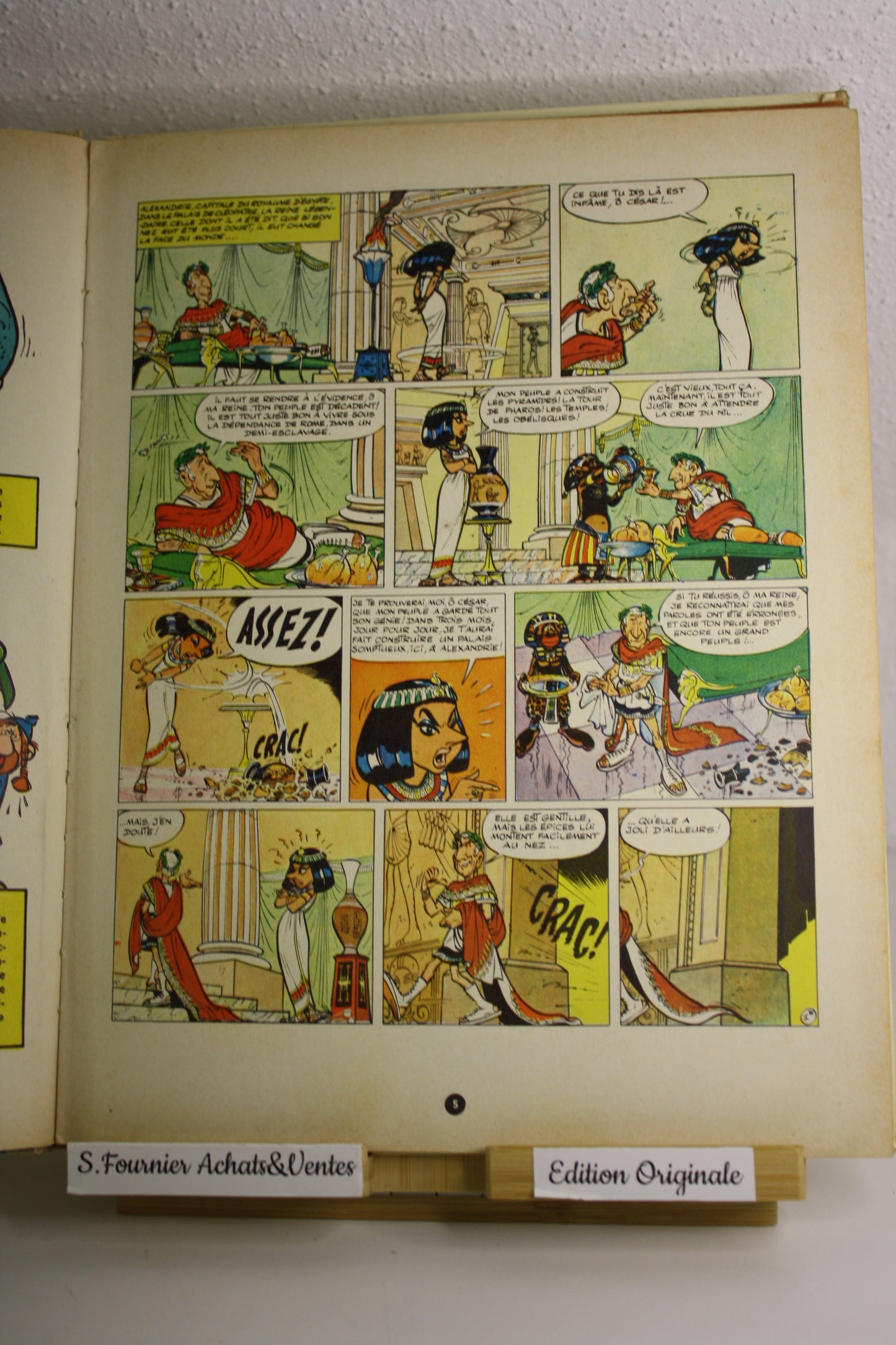 Astérix et Cléopâtre – Astérix – Goscinny Uderzo – Dargaud – Réédition – 1965