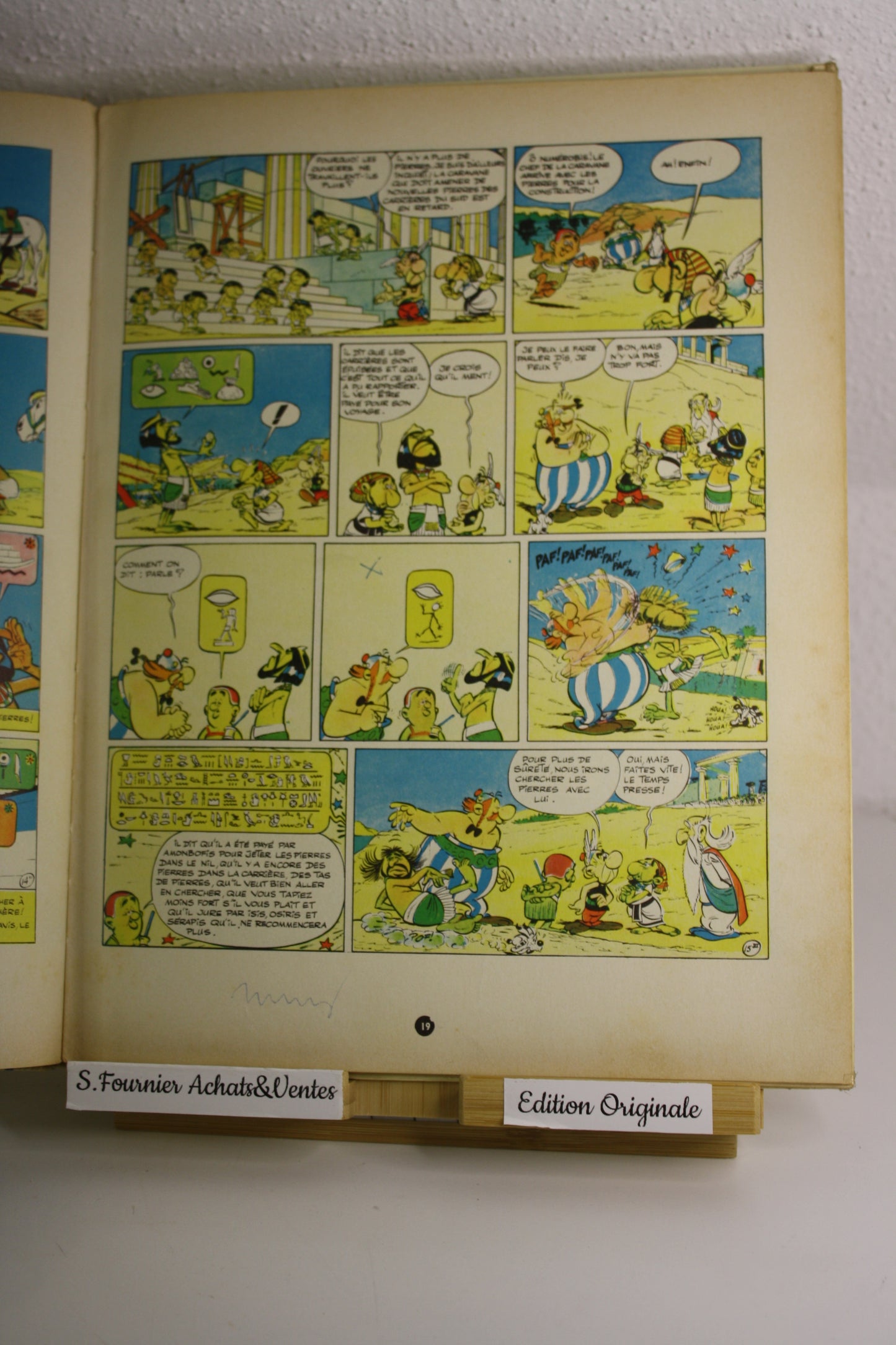 Astérix et Cléopâtre – Astérix – Goscinny Uderzo – Dargaud – Réédition – 1965