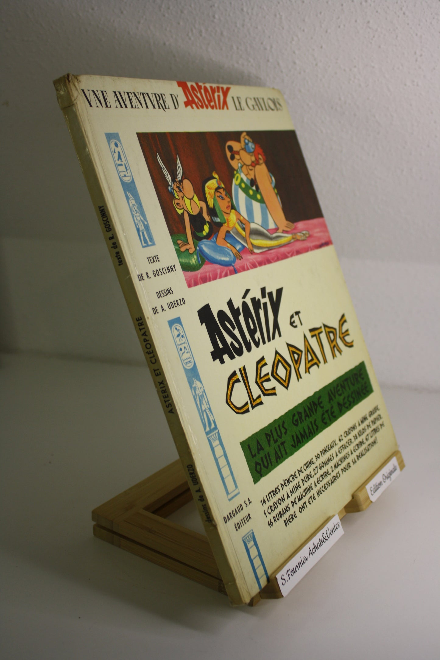 Astérix et Cléopâtre – Astérix – Goscinny Uderzo – Dargaud – Réédition – 1965