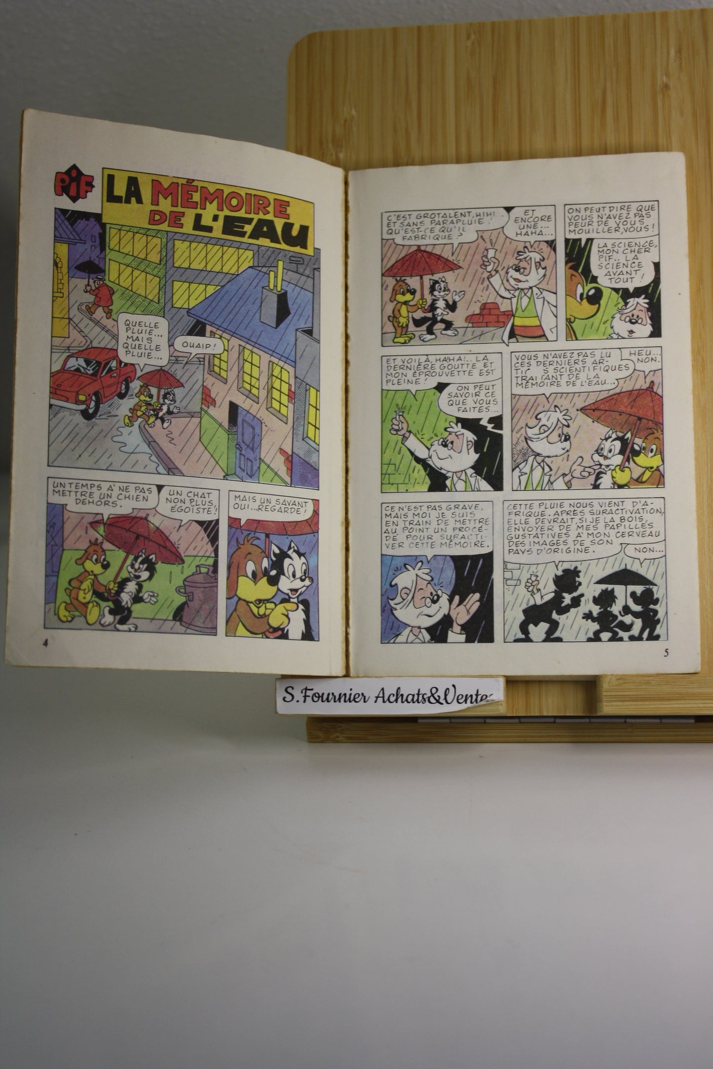 La mémoire de l’eau – Pif Parade Comique, 2ème série – Collectif – VMS Production - Périodique – 1989