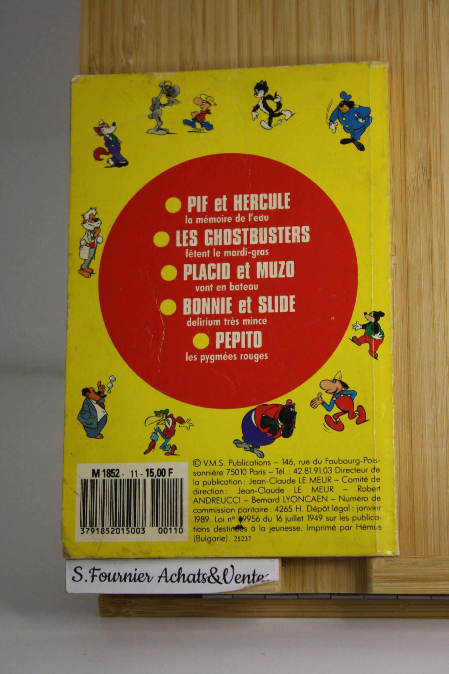 La mémoire de l’eau – Pif Parade Comique, 2ème série – Collectif – VMS Production - Périodique – 1989