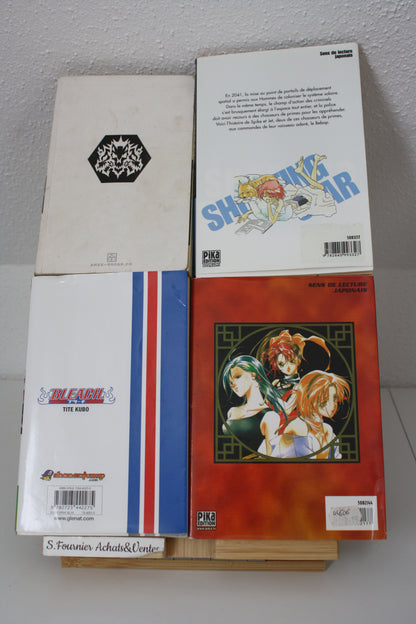Lot de 4 album petit format – Manga – Collectif – Pika Glénat Kazé - EO – Multiple – Détail dans la description