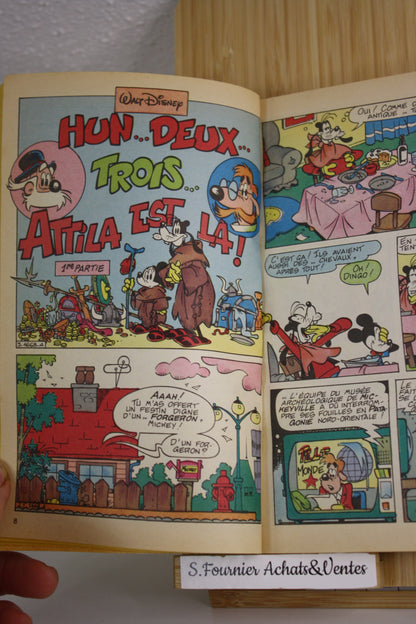 Hun…Deux…Trois Attila est là – Mickey Parade – Collectif – Disney  Hachette Presse - Périodique – 1991