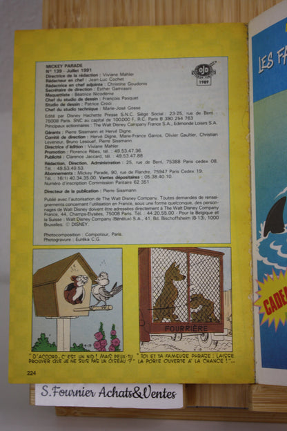 Hun…Deux…Trois Attila est là – Mickey Parade – Collectif – Disney  Hachette Presse - Périodique – 1991