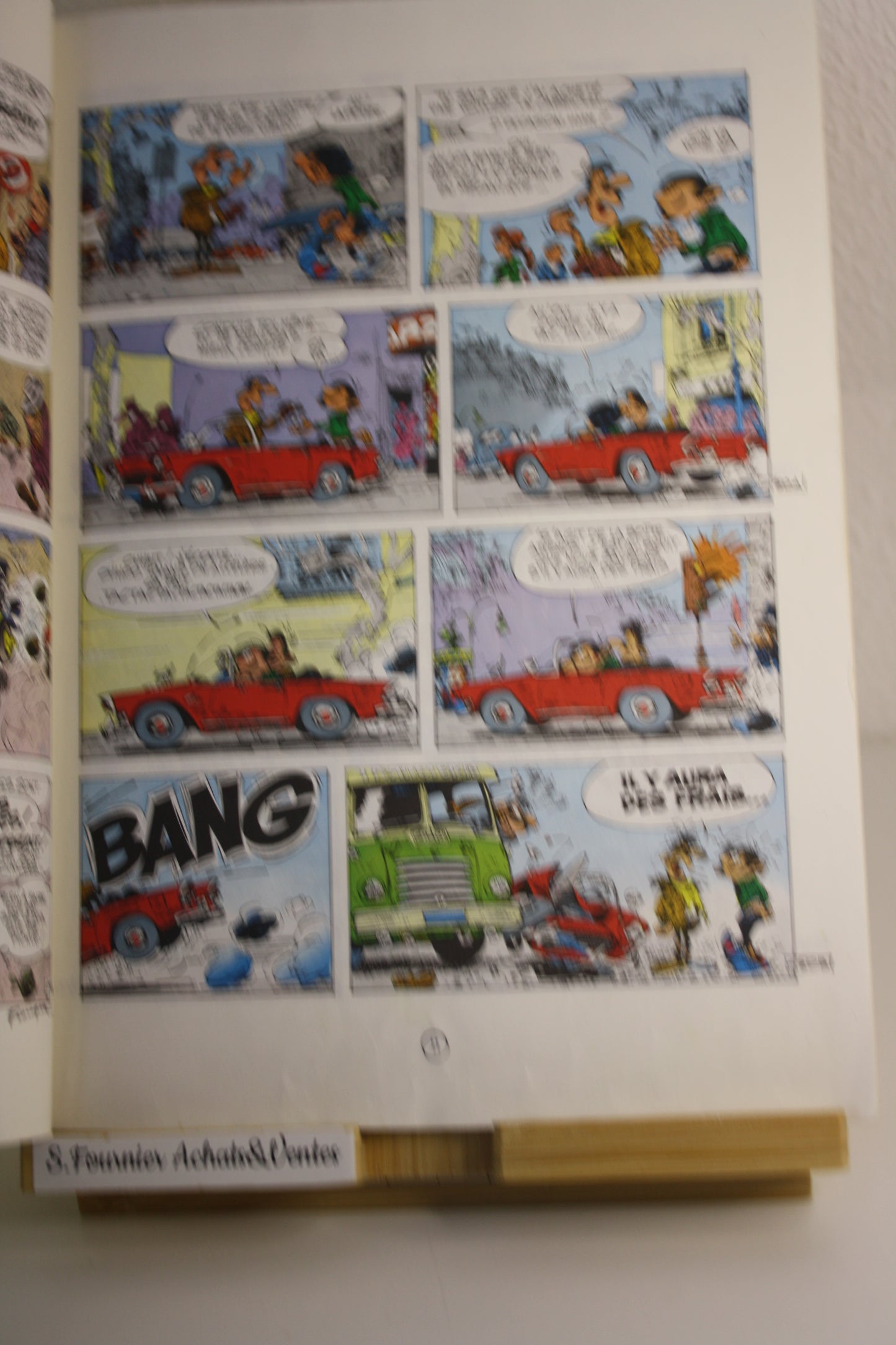 Gaston fou de bus – Gaston – Franquin – Edition KIS.S – Publicitaire – 1987