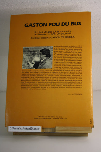 Gaston fou de bus – Gaston – Franquin – Edition KIS.S – Publicitaire – 1987