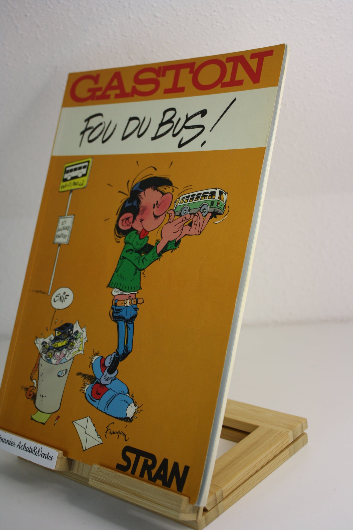 Gaston fou de bus – Gaston – Franquin – Edition KIS.S – Publicitaire – 1987