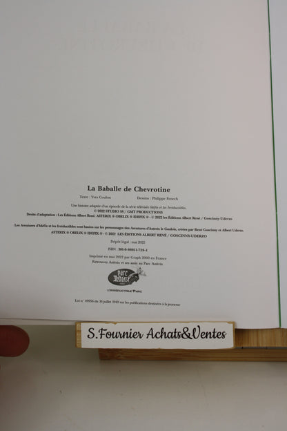 Extrait CNL de pas de quartier pour le latin – Idéfix et Les irréductibles – Choquet Coulon Erbin – Edition Albert René CNL – Publicitaire – 2022