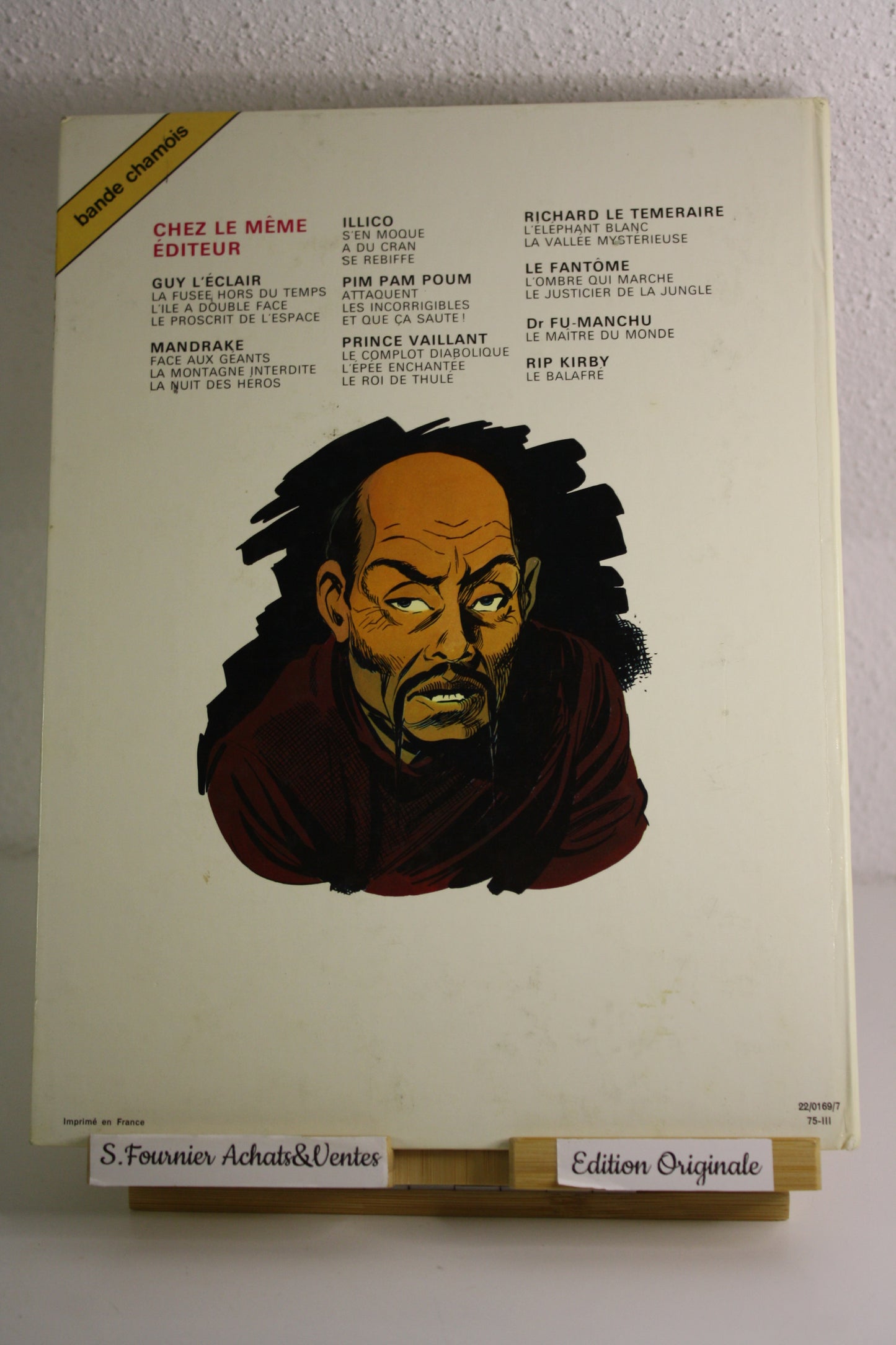 Le maitre du monde  – Dr Fu-Manchu – Bressy – Bd Hacette Bande cahmois – EO – 1975