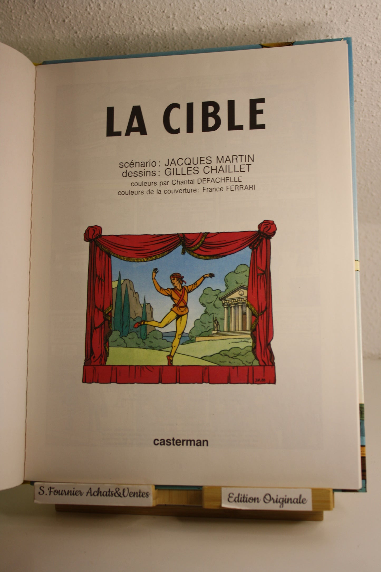 La cible – Lefranc – Martin Chaillet – Casterman – EO – 1989