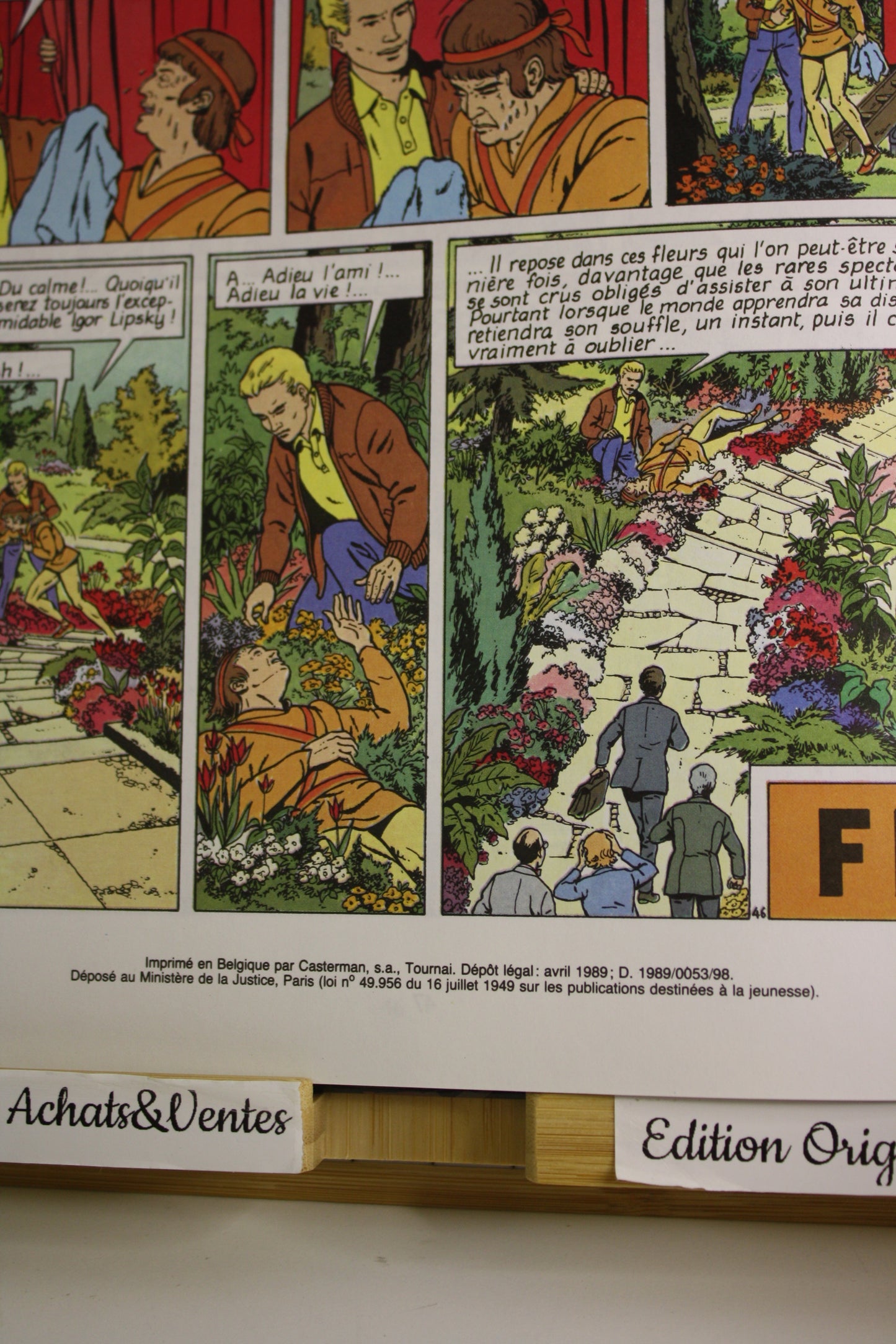 La cible – Lefranc – Martin Chaillet – Casterman – EO – 1989