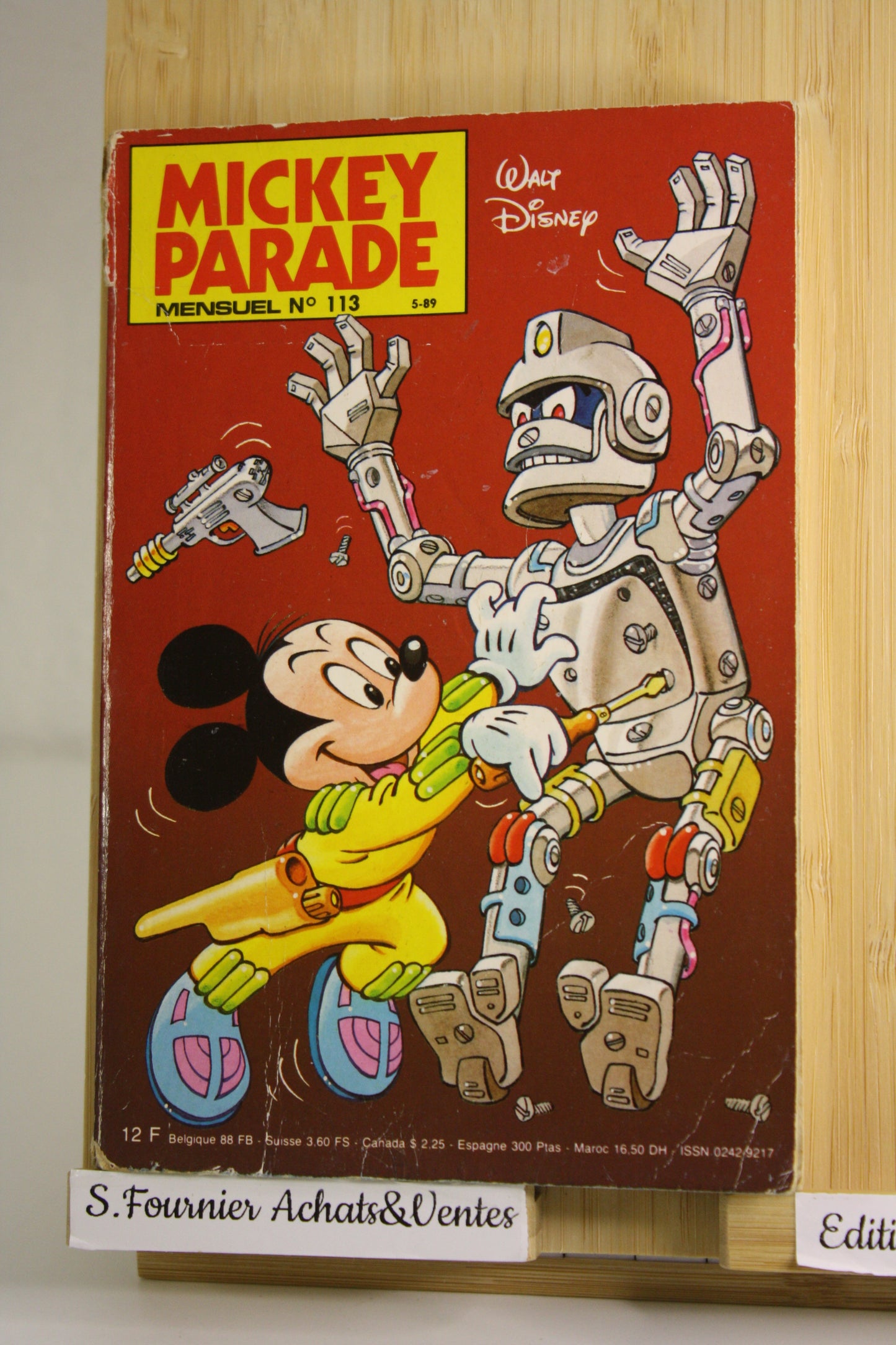 La police s’humanoïde – Mickey Parade – Collectif – Edimonde Loisir – Périodique – 1989