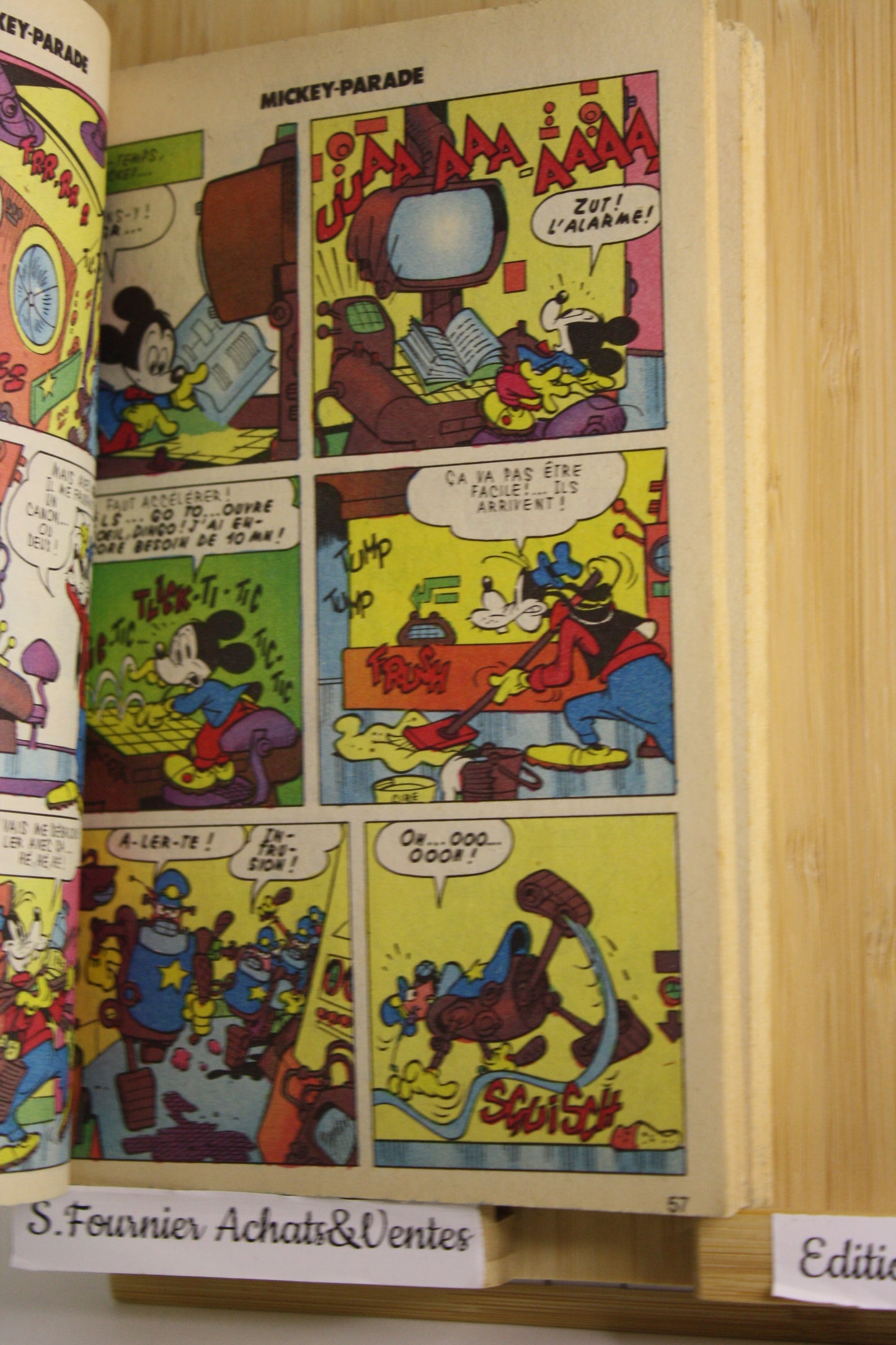 La police s’humanoïde – Mickey Parade – Collectif – Edimonde Loisir – Périodique – 1989