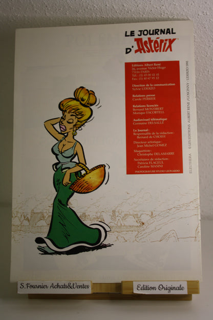 Le journal d’Astérix n°1 – Astérix –Uderzo – Edition Albert René – Périodique – 1991